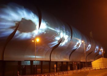 Iluminación especial en cuatro puntos de la ciudad por el partido frente al Manchester