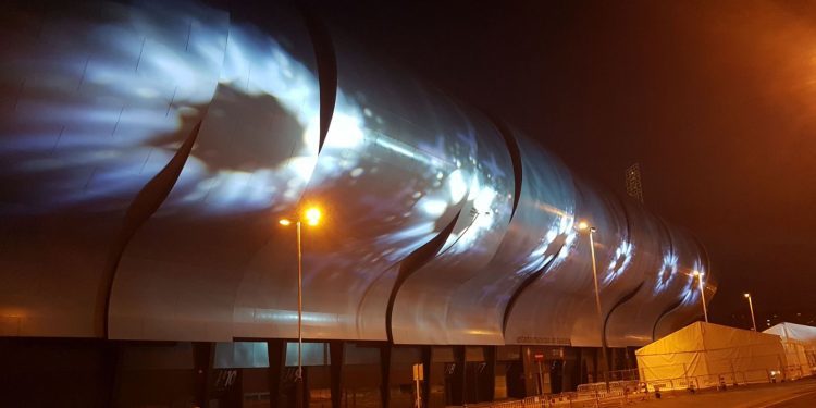 Iluminación especial en cuatro puntos de la ciudad por el partido frente al Manchester