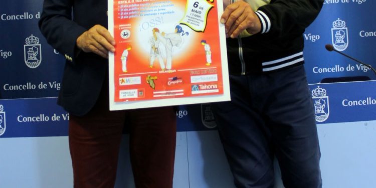 220 jóvenes deportistas participan este sábado en Bouzas en la Fiesta Infantil del Kárate