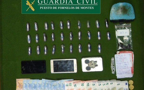 Detenida una joven de Vigo con 29 bellotas de hachís