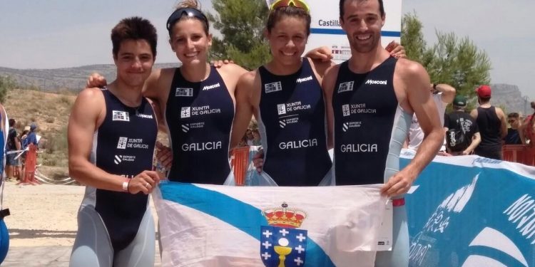 Galicia, bronce nos relevos mixtos do Campionato de España