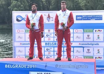 Óscar Carrera y Rodrigo Germade se cuelgan el oro en la Copa del Mundo