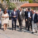 Llegada del presidente de la Xunta al Monte Real Club de Yates Rosana Calvo