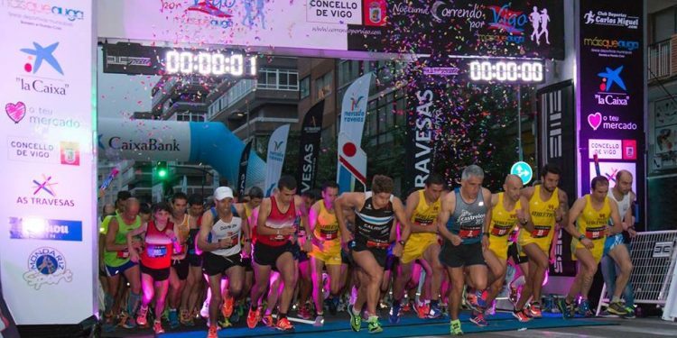 La carrera nocturna Correndo por Vigo aspira a llegar a los 1.200 participantes