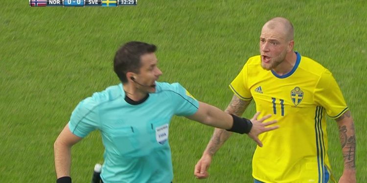 Guidetti vuelve a la titularidad con Suecia y Marcelo Díaz recupera sensaciones