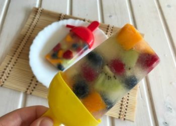 Polos de fruta y zumo