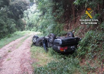 Detenido por conducción temeraria tras un accidente grave en Ponteareas