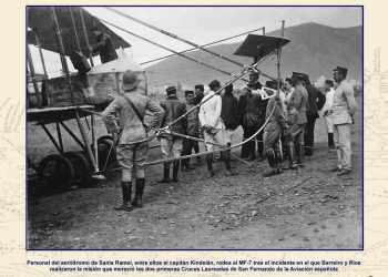 Baiona recupera os documentos do primeiro aviador español ferido en combate