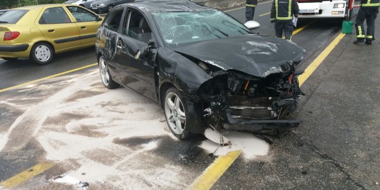 Cinco heridos en Nigrán y tres, uno de ellos un niño, en Mos