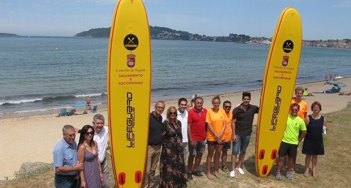 Táboas de rescate para as praias de Nigrán