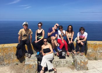 La comitiva internacional de Sinsal visita Baixo Miño, Cíes y «corona» en San Simón