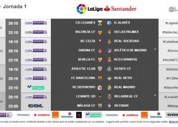 El Celta iniciará la Liga el sábado 19 de agosto por la tarde