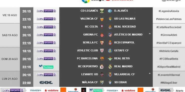 El Celta iniciará la Liga el sábado 19 de agosto por la tarde