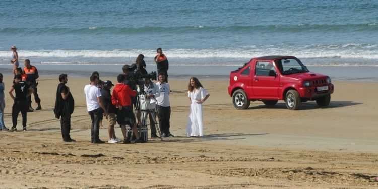 La Dirección General de Tráfico rueda en Praia América su nueva campaña