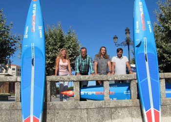 A baía de Baiona convértese en banco de probas mundial de Paddle Surf
