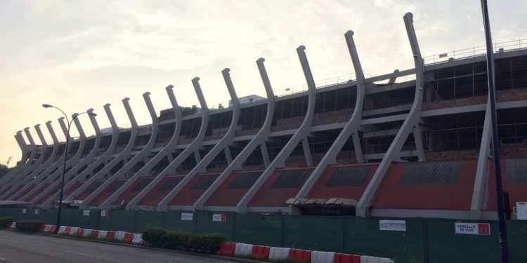 Caballero insiste en que las obras de Balaídos “van estupendamente” y que “se están cumpliendo los plazos”