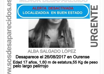 Aparece en Baiona la menor de edad desaparecida en Ourense