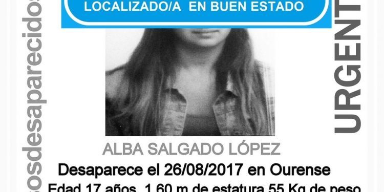 Aparece en Baiona la menor de edad desaparecida en Ourense