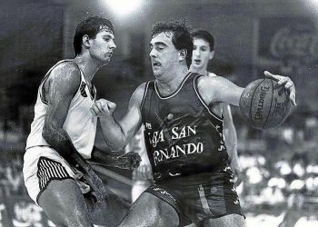 Quino Salvo en un partido con el Baloncesto Sevilla. / Foto: Baloncesto Sevilla