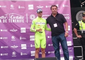 Nanclares se quedó con la miel en los labios en la última etapa de la Vuelta a la Isla de Tenerife