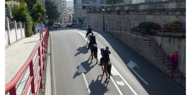 Policía a caballo