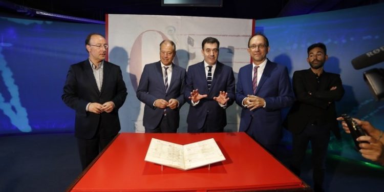 O Pergamiño Vindel xa brilla no Museo do Mar de Vigo