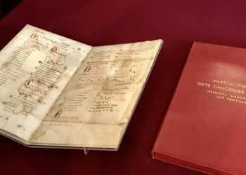 O Pergamiño Vindel xa viaxa de regreso dende Nova York a Vigo