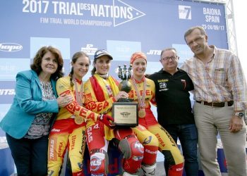 España gana el oro femenino en el Trial de las Naciones en Baiona