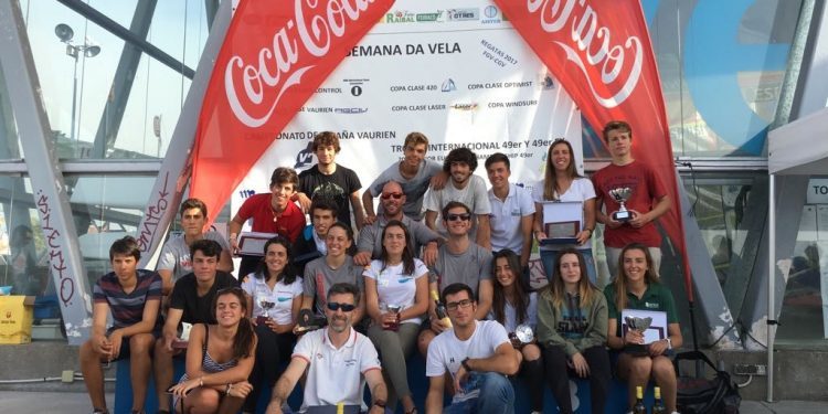 El Náutico de Vigo arrasa en el Campeonato de España de Vaurien