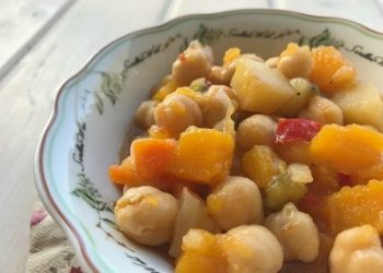 Garbanzos con calabaza