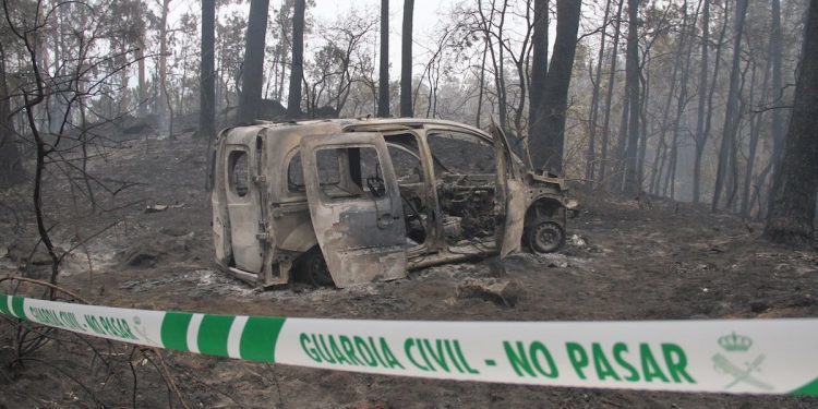 Sin detenidos por los incendios en la comarca de Vigo