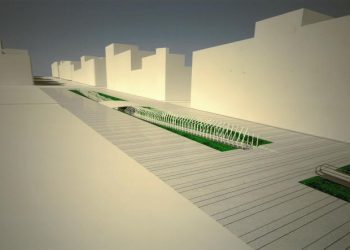 Gran plaza peatonal, juegos, wifi y once rampas mecánicas para la Gran Vía de Vigo