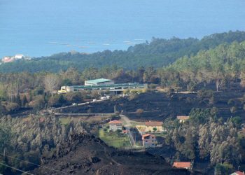 Máis da metade das fontes de Chandebrito, contaminadas polos incendios