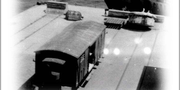 El tren en la Estación Marítima de Vigo
