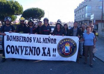 O persoal do GES do Val Miñor mobilízase contra a precariedade laboral