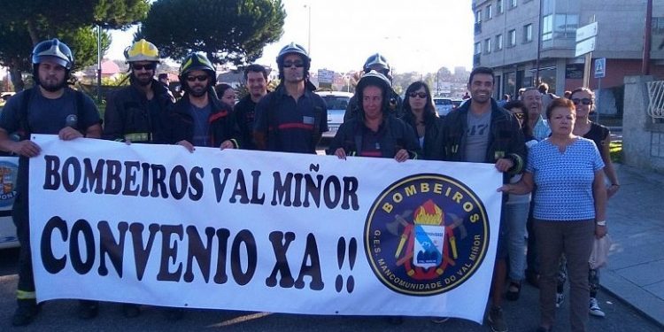 O persoal do GES do Val Miñor mobilízase contra a precariedade laboral