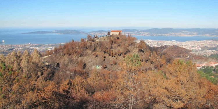Vigo, un mes después de los incendios: 600 hectáreas  quemadas, tres millones en daños y “cero” detenidos