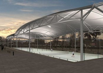 El Complejo Deportivo de Samil contará con dos pistas de tenis cubiertas