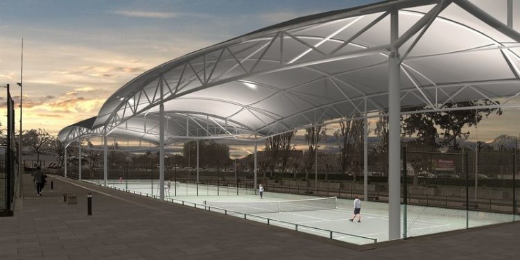 El Complejo Deportivo de Samil contará con dos pistas de tenis cubiertas