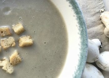Crema de champiñones