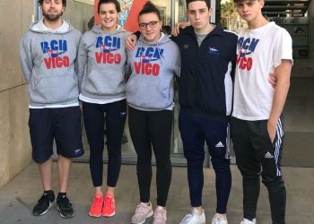 Alexander Armstrong, del Náutico de Vigo, bate el récord gallego de su categoría