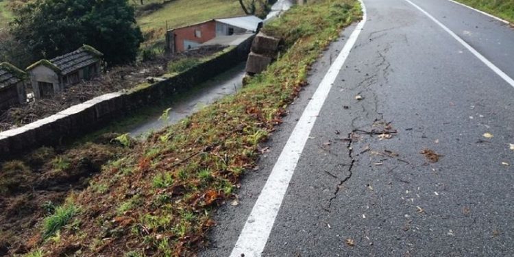 A Deputación tramita obras de emerxencia por danos do temporal nas estradas