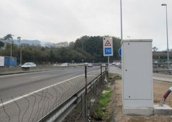 Uno de los radares fijos de la autovía A55 en Mos cambia de ubicación
