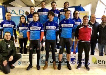 Iván Feijoo e Lucía Vázquez, vendavais na Copa Galicia de Ciclocross do Porriño
