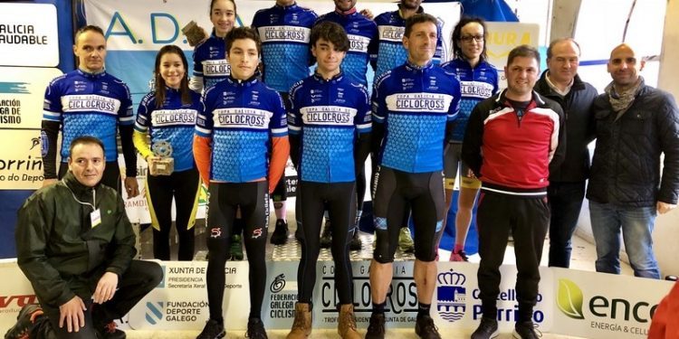 Iván Feijoo e Lucía Vázquez, vendavais na Copa Galicia de Ciclocross do Porriño