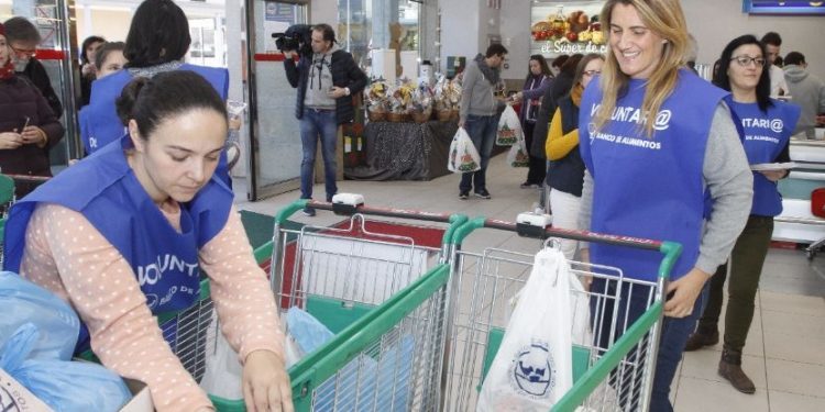 El Banco de Alimentos de Vigo supera los 300.000 kilos de comida en su Gran Recogida