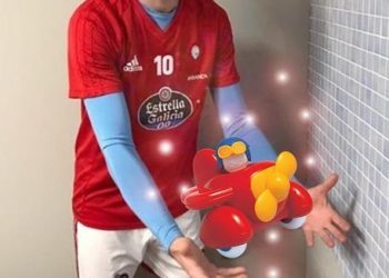 Iago Aspas apadrina la campaña «Cada niño un juguete»