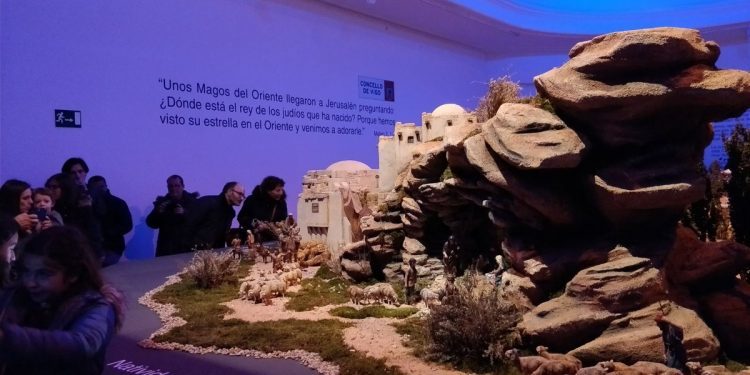 O belén municipal da Casa das Artes xa recibiu 9.000 visitas