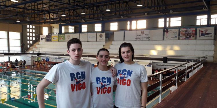 Tres nadadores del Náutico de Vigo, al Campeonato de España por autonomías