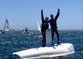 Martín Wizner y Pedro Ameneiro, del Náutico de Vigo, campeones del mundo de 420
